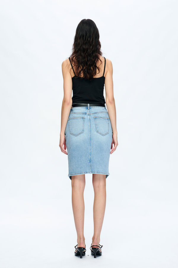 Tara Slit Midi Skirt-Skirts-BAYEAS