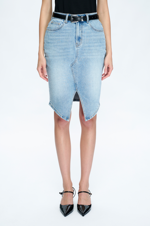 Tara Slit Midi Skirt-Skirts-BAYEAS