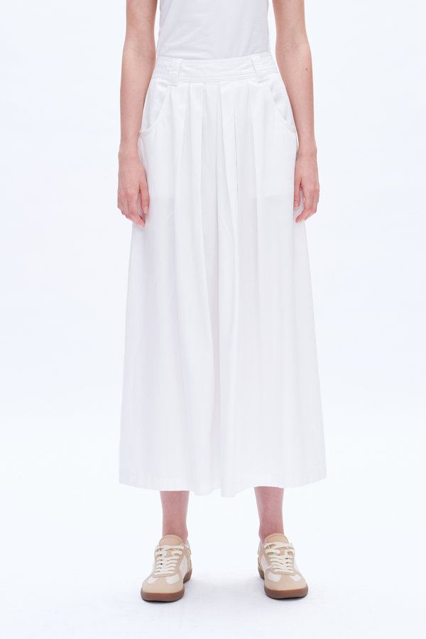Shannon Pleated Long Skirt-Skirts-BAYEAS