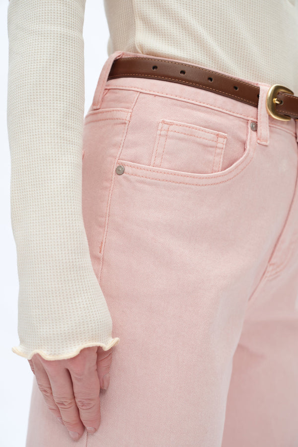Pink Barrel Pants-Barrel-BAYEAS