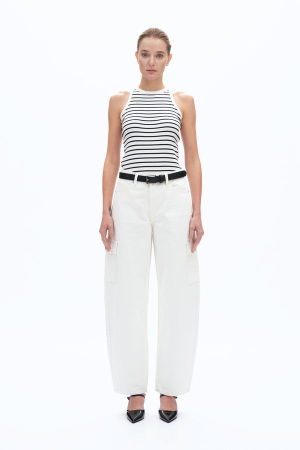 Drop Crotch Barrel Cargo Pants-Barrel-BAYEAS