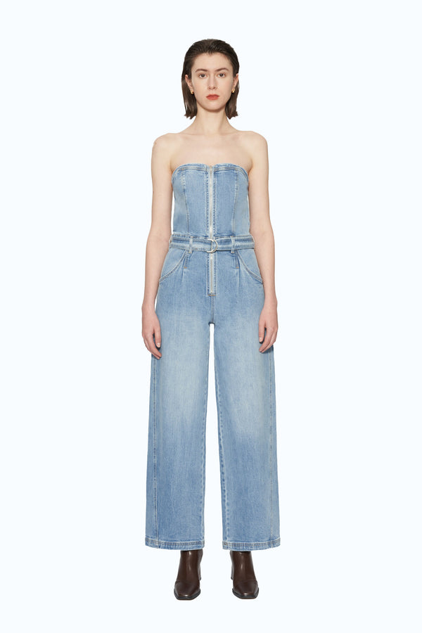 Annesa Denim Jumpsuit-Jumpsuits-BAYEAS