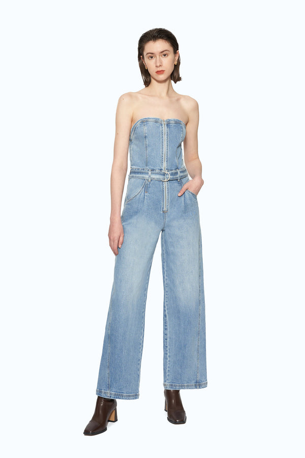 Annesa Denim Jumpsuit-Jumpsuits-BAYEAS
