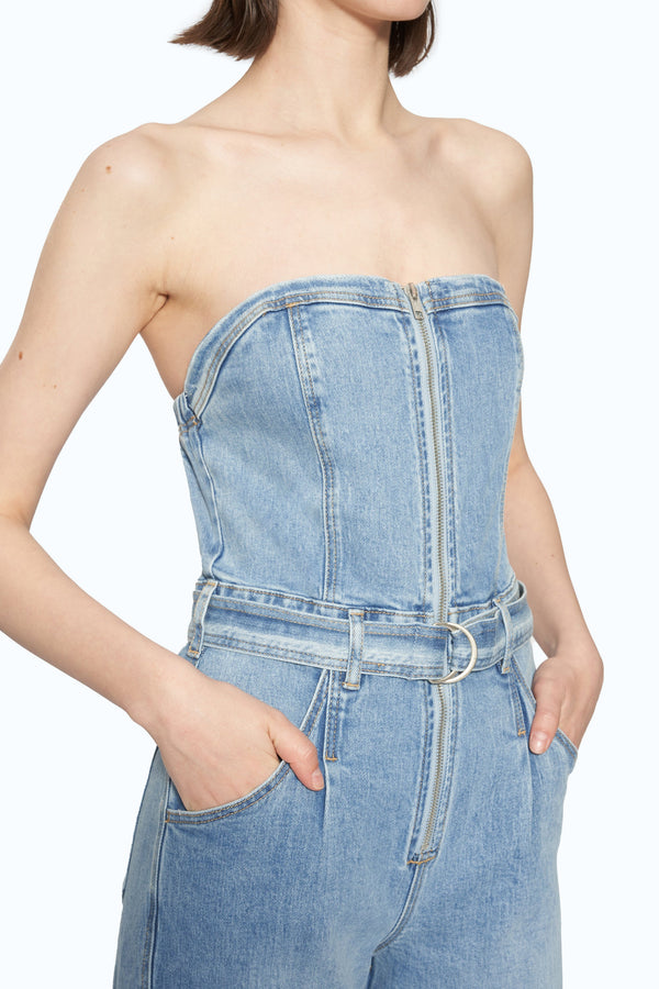 Annesa Denim Jumpsuit-Jumpsuits-BAYEAS