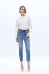 Distressed Skinny Jeans for Women-Skinny-BAYEAS