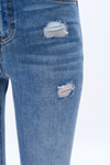 Distressed Skinny Jeans for Women-Skinny-BAYEAS