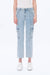 Straight Leg Jeans with Patch Pockets-Straight-BAYEAS