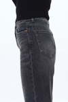 High Rise Straight Denim Jeans-Straight-BAYEAS