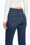 Linda Super High Rise Slim Straight Denim Jeans-Straight-BAYEAS