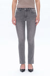 Emily Mid Rise Slim Straight Denim Jeans-Straight-BAYEAS