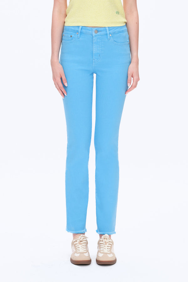 Womens Slim Fit Pants-Straight-BAYEAS