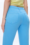 Womens Slim Fit Pants-Straight-BAYEAS