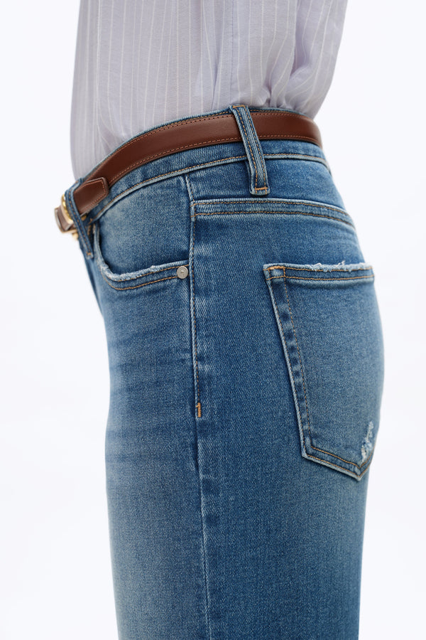 Womens Straight Crop Jeans-Straight-BAYEAS