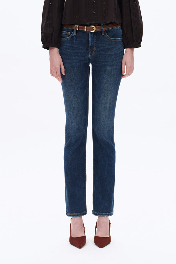 Slim Fit Denim for Women-Straight-BAYEAS