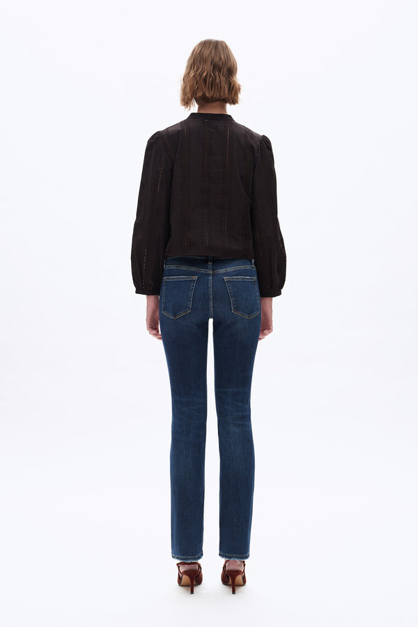 Slim Fit Denim for Women-Straight-BAYEAS