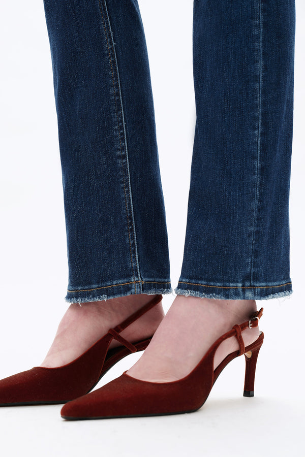 Slim Fit Denim for Women-Straight-BAYEAS