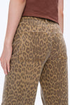 Leopard Print Relax Straight Pants-Straight-BAYEAS