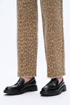 Leopard Print Relax Straight Pants-Straight-BAYEAS