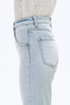High Rise Wide Leg Denim Jeans-Wide Leg-BAYEAS