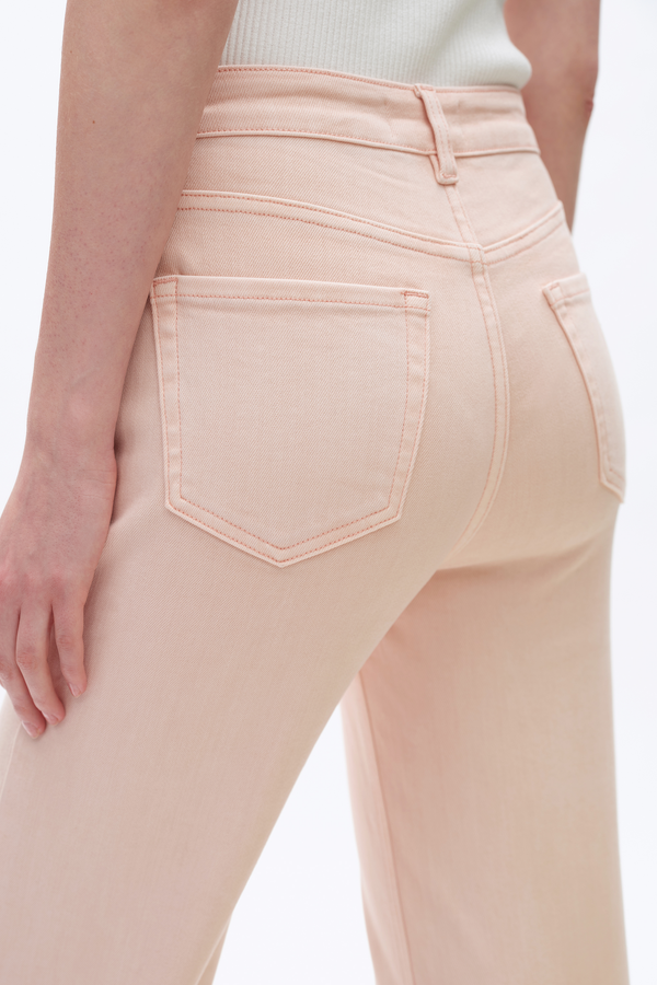 High Rise Wide Leg Denim Jeans-Wide Leg-BAYEAS