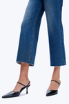High Rise Wide Leg Denim Jeans-Wide Leg-BAYEAS