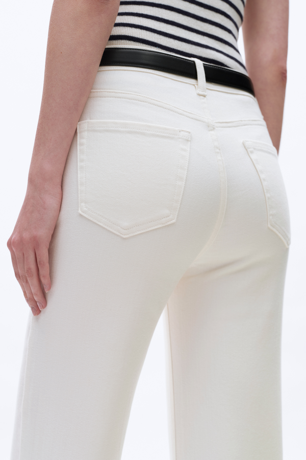 High Rise Wide Leg Denim Jeans-Wide Leg-BAYEAS