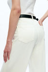 High Rise Wide Leg Denim Jeans-Wide Leg-BAYEAS