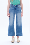 High Rise Wide Leg Denim Jeans-Wide Leg-BAYEAS