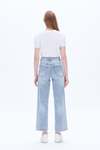 High Rise Wide Leg Denim Jeans-Wide Leg-BAYEAS