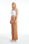 Luna High Rise Wide Leg Denim Jeans With Patch Pocket-Wide Leg-BAYEAS