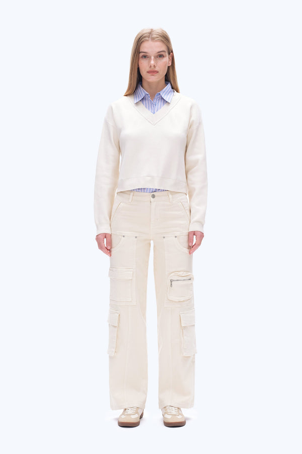 Carry Wide Leg Cargo Pants-Wide Leg-BAYEAS