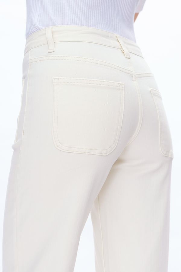 Katia Mid Rise Wide Leg Pants-Wide Leg-BAYEAS