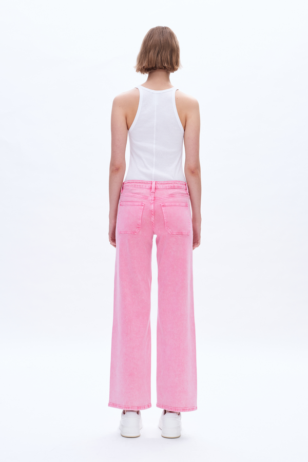 Judy Wide Leg Pants Pink-Wide Leg-BAYEAS