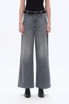 Retro Washed Tencel Jeans-Wide Leg-BAYEAS