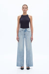 Faded Wash Wide Leg Jeans-Wide Leg-BAYEAS