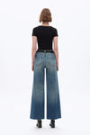 Faded Wash Wide Leg Jeans-Wide Leg-BAYEAS