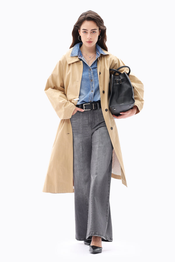 High Rise Wide Leg Jeans