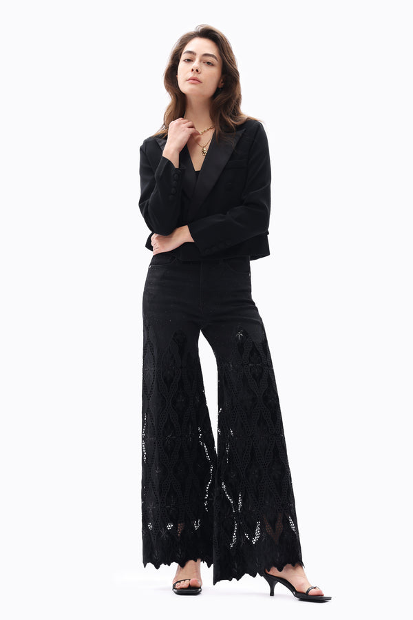 High Rise Wide Leg Jeans