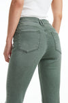High Rise Distressed Flare Pants