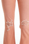 Emily High Rise Distressed Flare Pants-Flare & Bootcut-BAYEAS