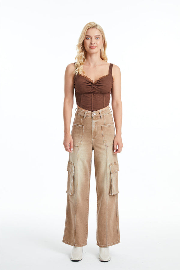 HIGH RISE WIDE LEG - FEATURED ON FLIP-Wide Leg-BAYEAS