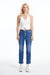 High Rise Button Fly Straight Jeans-Straight-BAYEAS