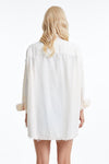 Women'S Ragged Long Sleeve Loose Shirt-Shirts-BAYEAS