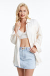 Women'S Ragged Long Sleeve Loose Shirt-Shirts-BAYEAS