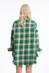GREEN/YELLOW/WHITE PLAID