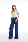 HIGH RISE WIDE LEG FLARE-Wide Leg-BAYEAS