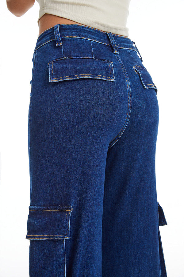 HIGH RISE WIDE LEG FLARE-Wide Leg-BAYEAS