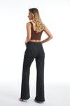 Front Cargo Pockets Flare Jeans-Flare & Bootcut-BAYEAS