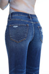 High Rise Loose Tapered Mom Denim Jeans-Mom Jeans-BAYEAS