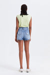 HIGH RISE BANDLESS SHORTS - FEATURED ON FLIP-Shorts-BAYEAS